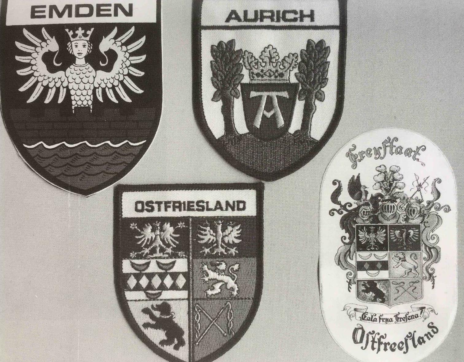 Emblems of the towns our family originated from in Germany